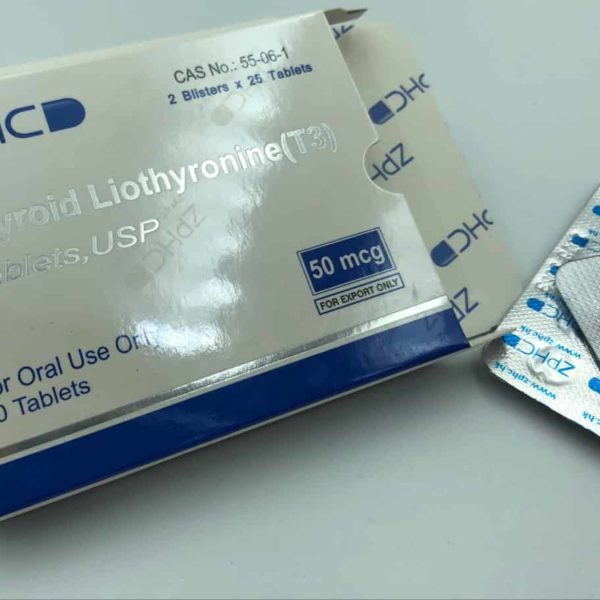 USA Domestic Thyroid Liothyronine (T3) ZPHC 50mcg, 50tabs